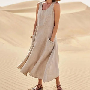 CATALINA - SLEEVELESS LONG DRESS