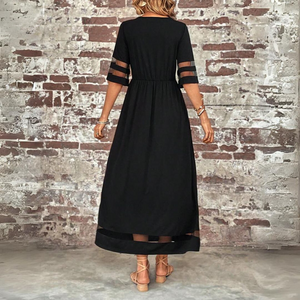 SYDNEY - MESH SPLICE DRESS