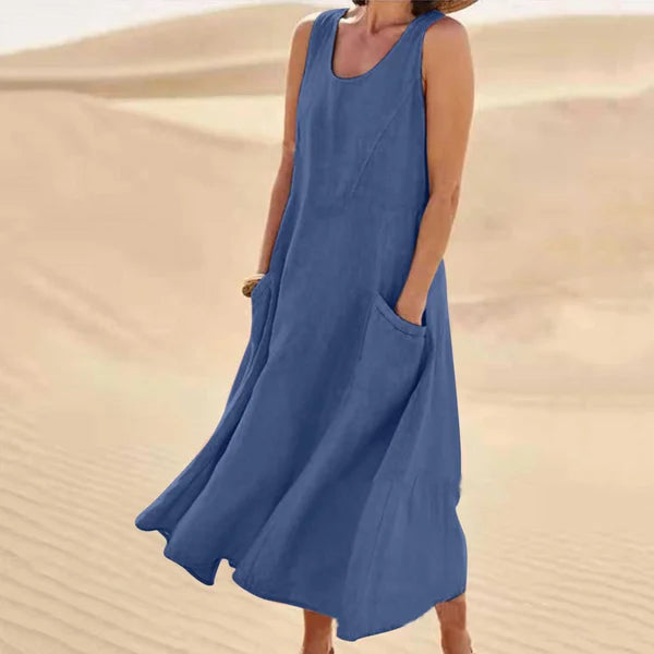 CATALINA - SLEEVELESS LONG DRESS