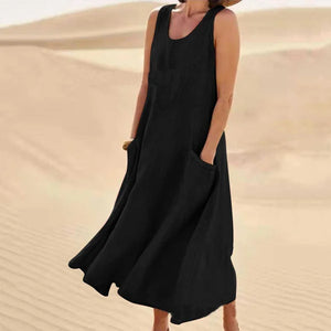 CATALINA - SLEEVELESS LONG DRESS