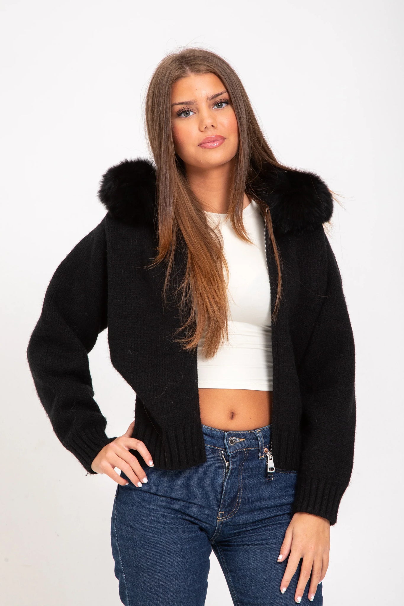 Luxury Fur Collar Jacket for Women