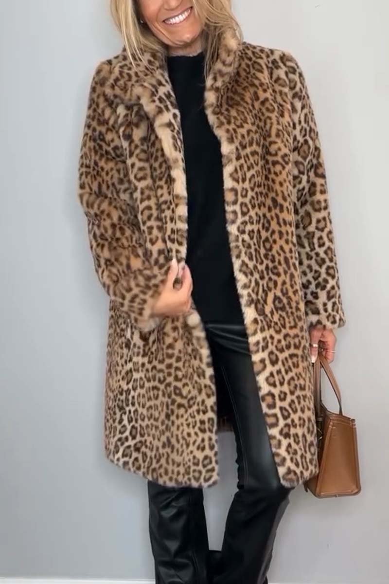 KIKI - SOFT LEOPARD PRINT JACKET