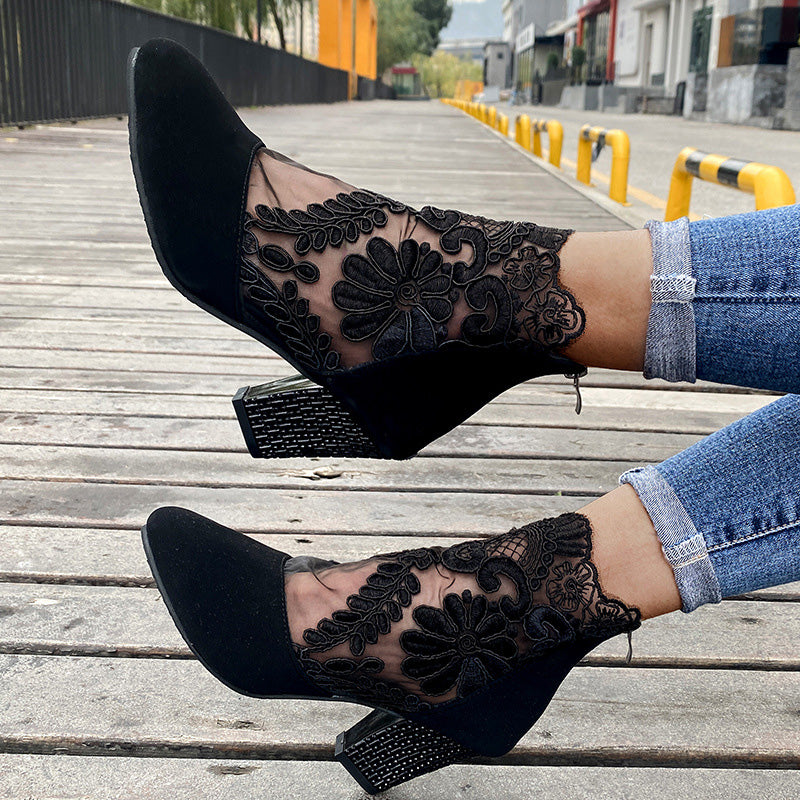 Women’s Lace High Heels